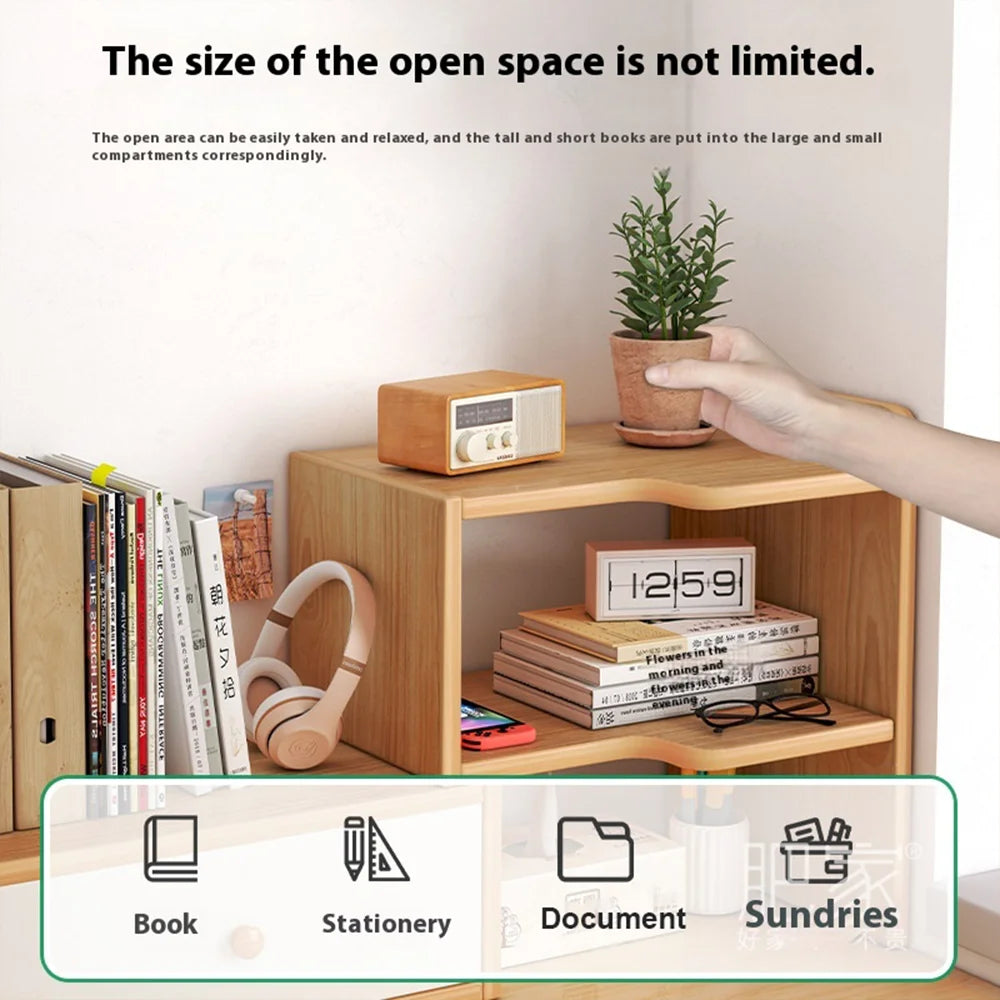 Desktop Shelving Storage Unit, Layered Shelf