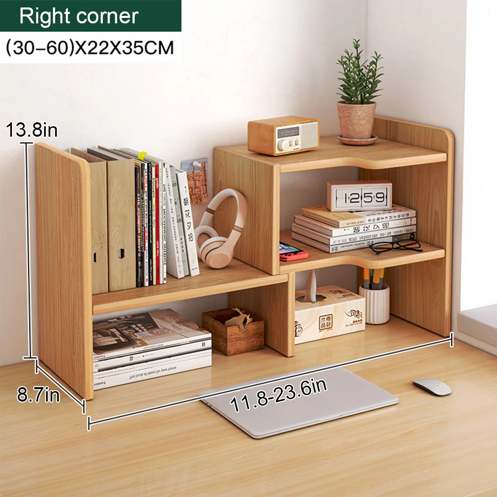 Desktop Shelving Storage Unit, Layered Shelf