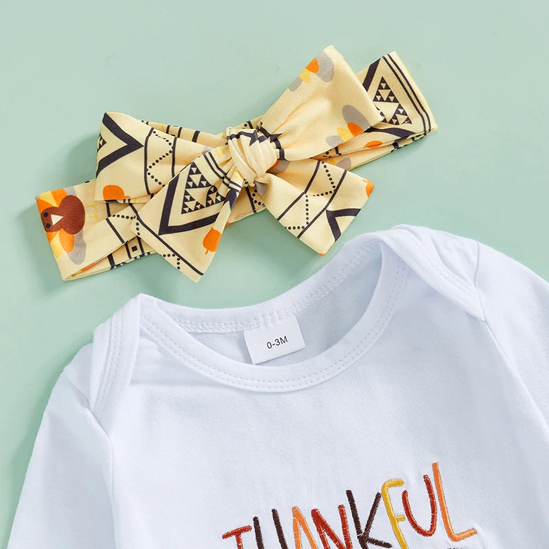 Baby Girl Thanksgiving Set Hair Band