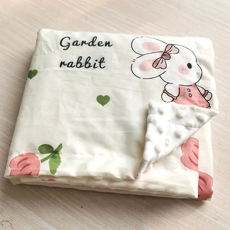 Swaddle Baby Blanket Warm Double Layer