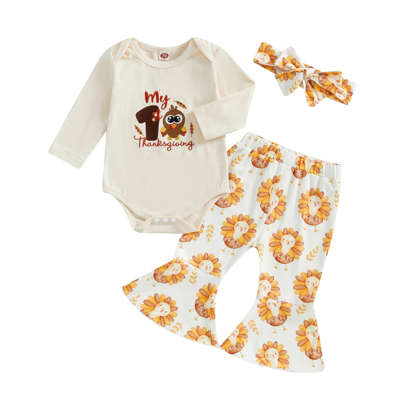 Baby Girl Thanksgiving Set Hair Band