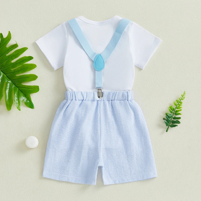Baby First Birthday Outfit Short Sleeve Romper