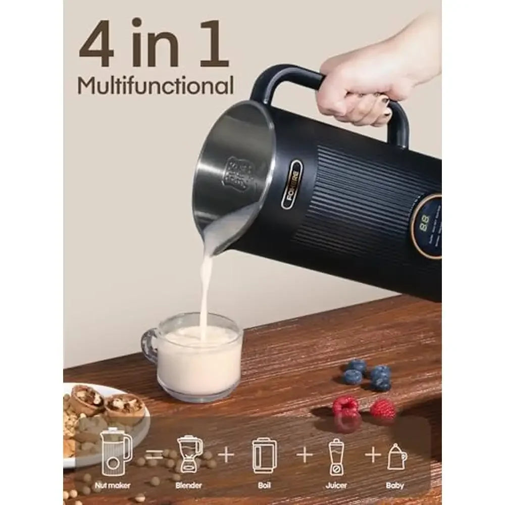 Nut Milk Maker Soy, Oat, Juice, Baby Food, Portable, 35oz.
