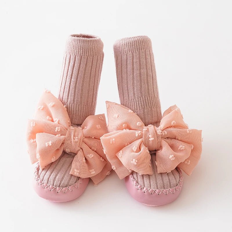 Babies Anti Slip Lace Foot Socks First Walker