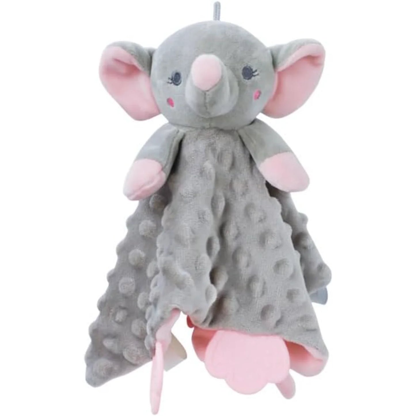 Stuffed Animal Head In Middle Of Blanket For Baby