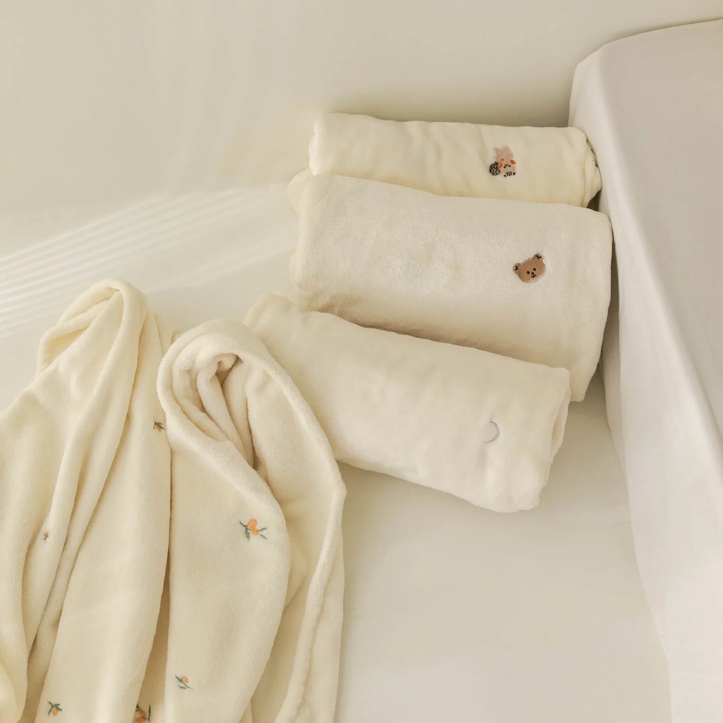 Fleece Baby Blanket Newborn Swaddling Blankets