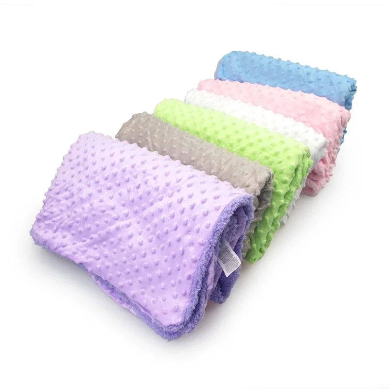 Baby Blanket & Swaddling Newborn Thermal Soft Fleece