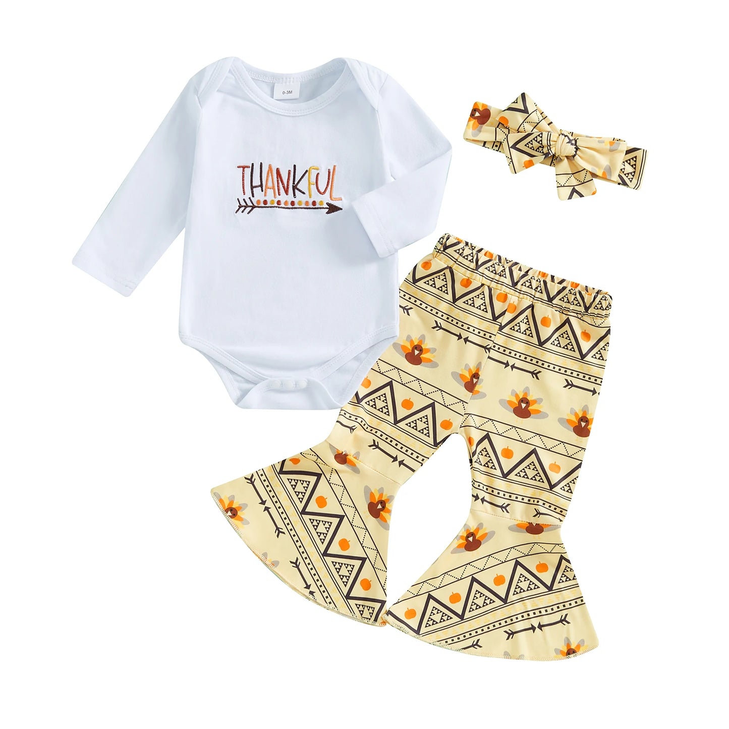 Baby Girl Thanksgiving Set Hair Band