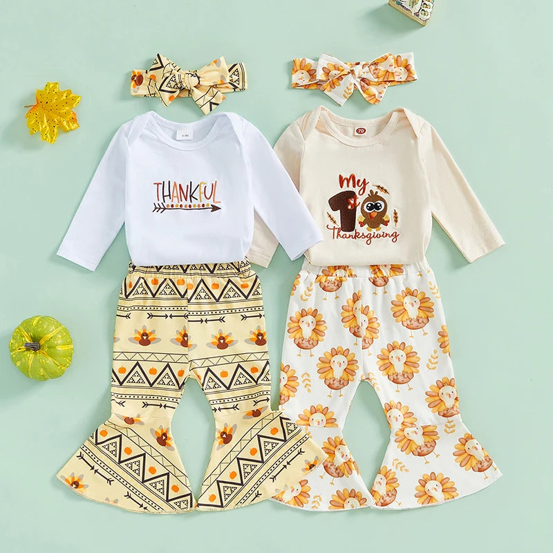 Baby Girl Thanksgiving Set Hair Band