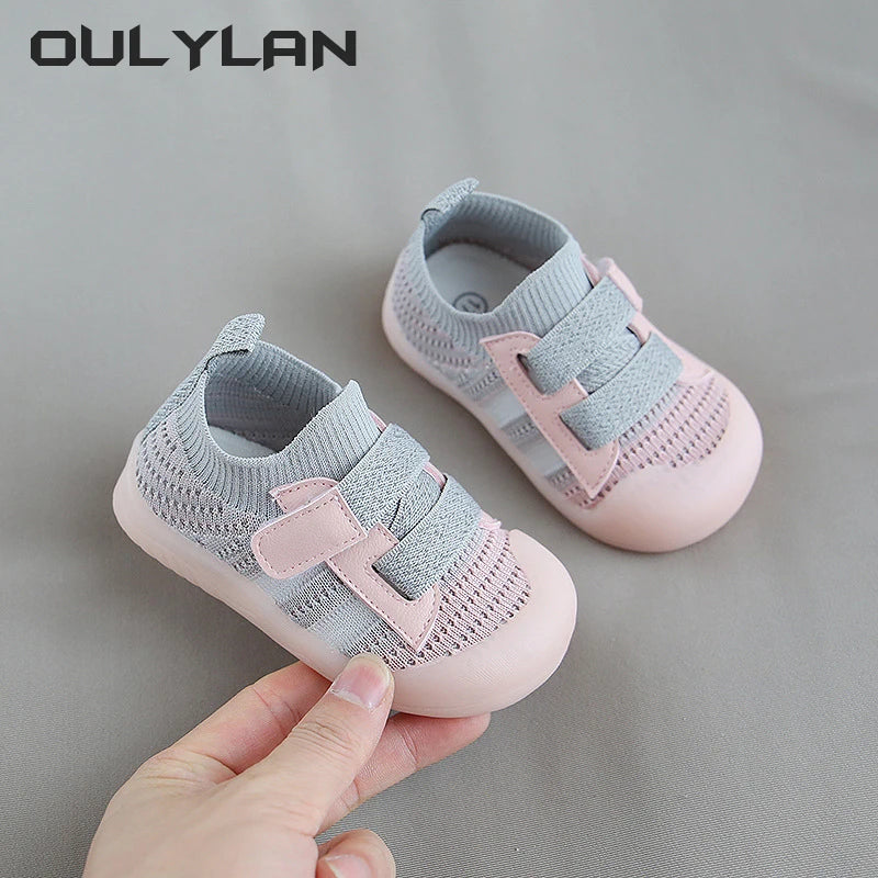 Soft Sole Breathable Knit Mesh Sneakers Spring Summer