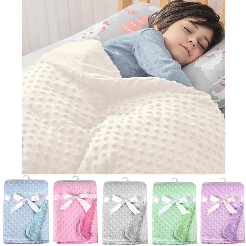 Baby Blanket & Swaddling Newborn Thermal Soft Fleece
