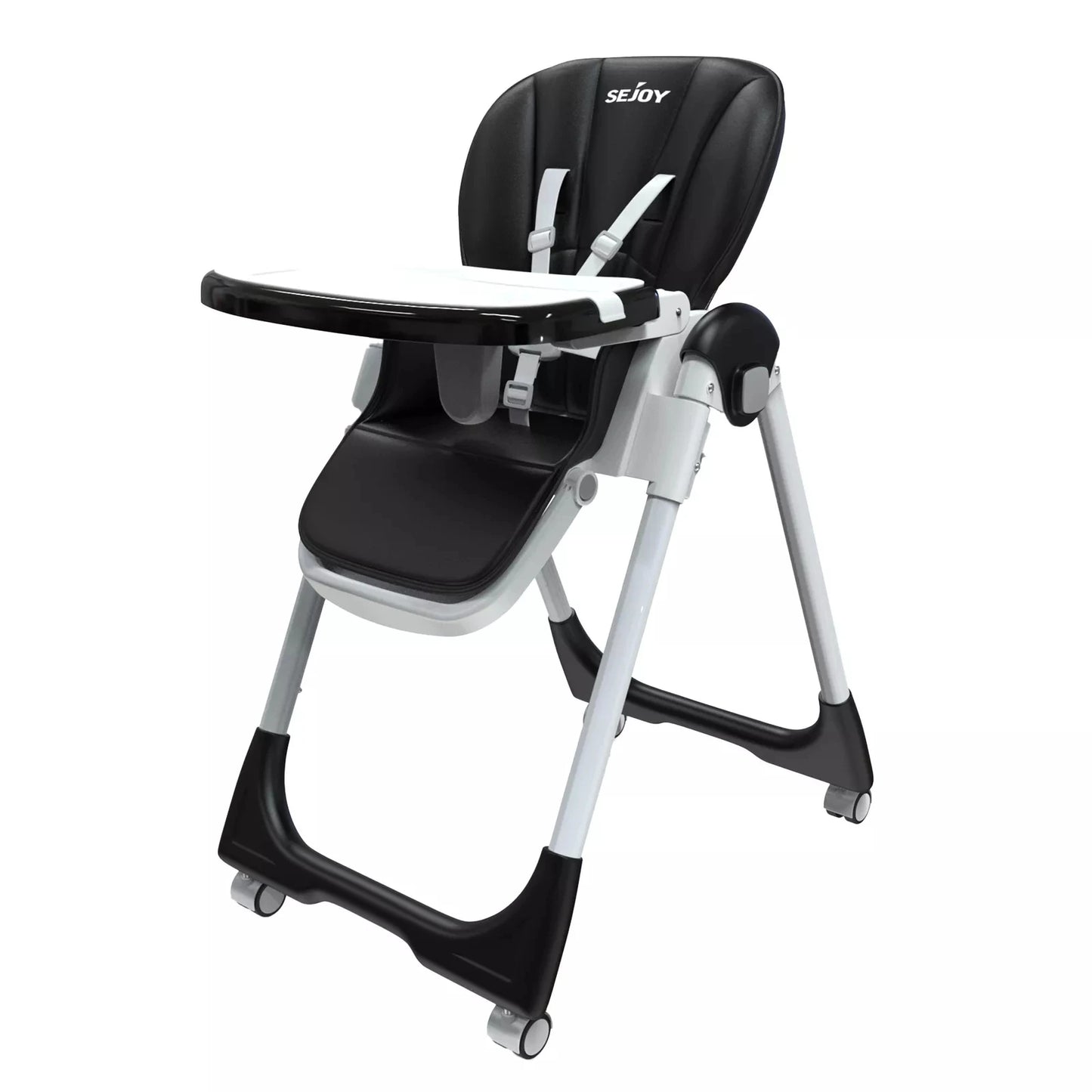 Baby High Chair Foldable Adjustable Backrest