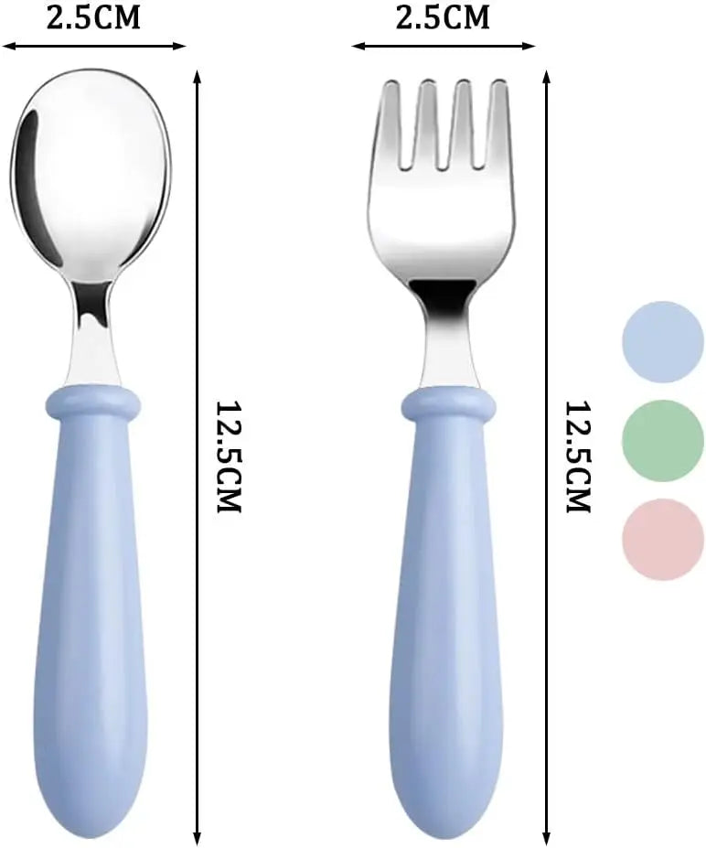 Baby/Toddler Utensils 3 Forks and Spoons Sets