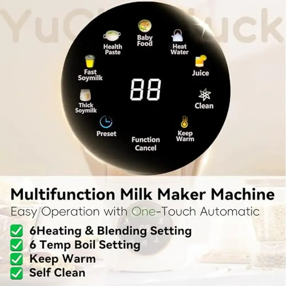 Soy Almond Oat Milk Maker Baby Food Plant Based Milks