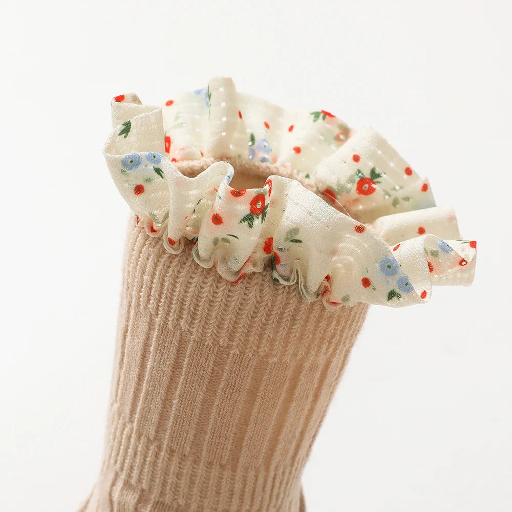 Babies Anti Slip Lace Foot Socks First Walker
