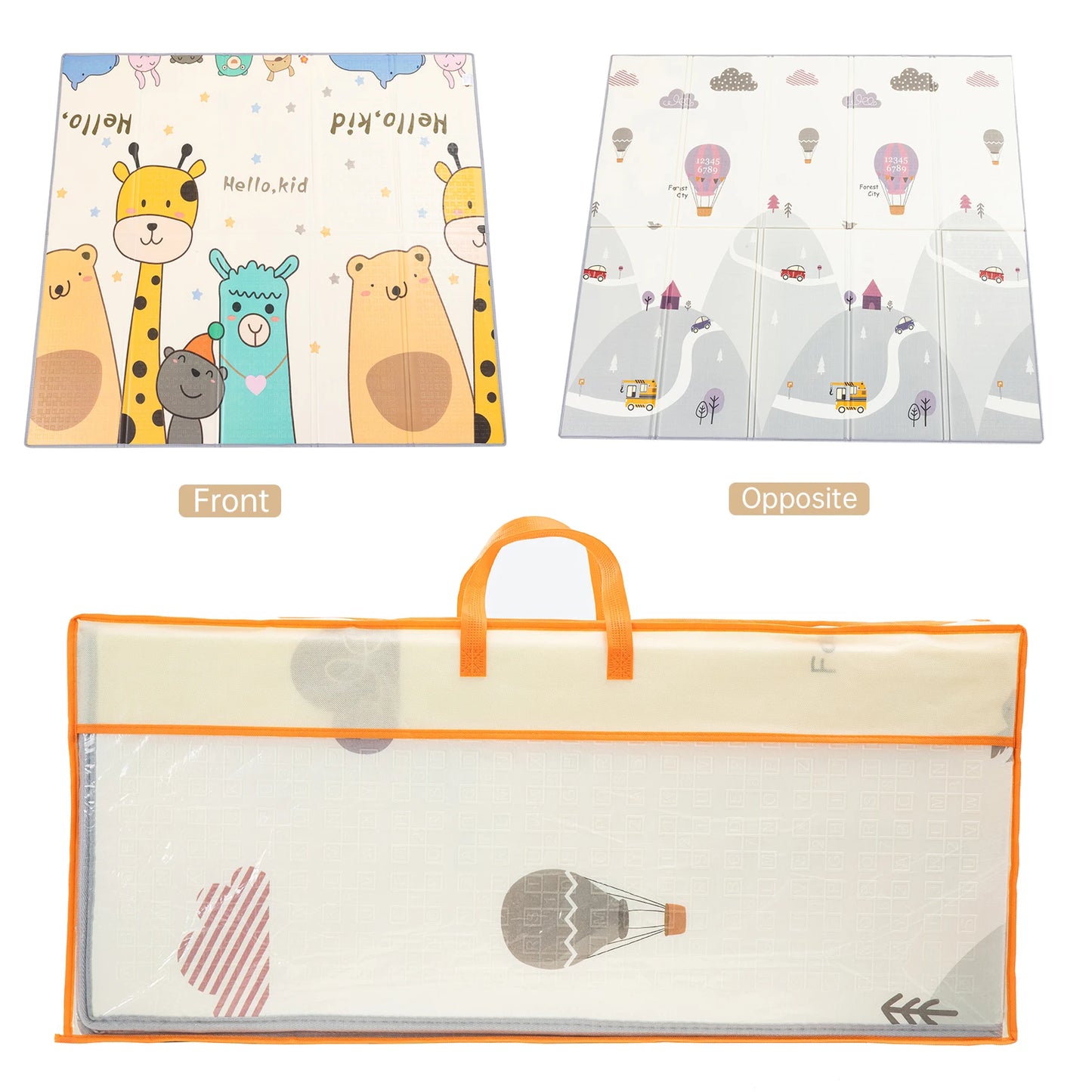 Waterproof Portable Baby Mat, Playpen
Waterproof Portable Baby Big Playmat