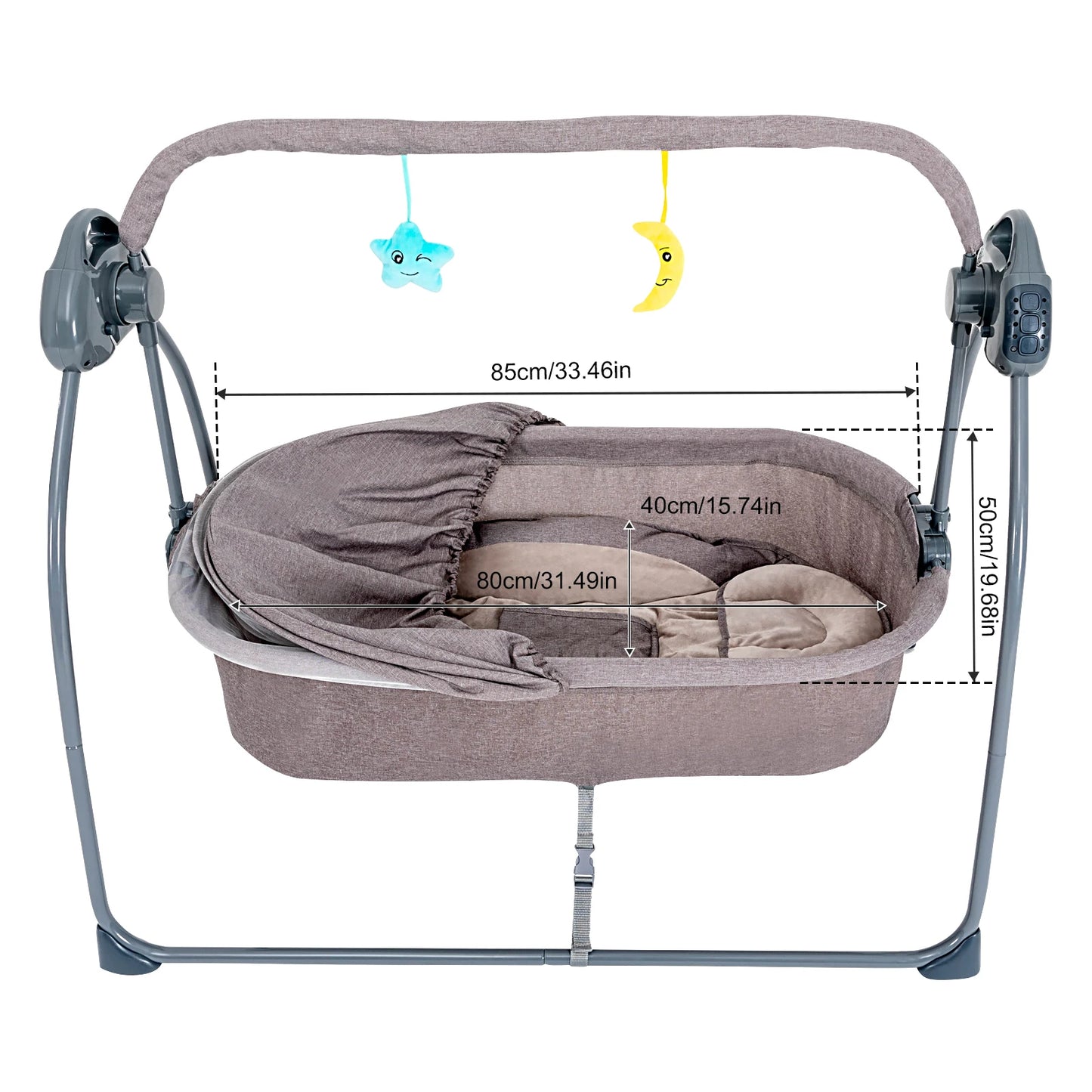 Musical Cradle Swing 5 Speed Electric With Remote