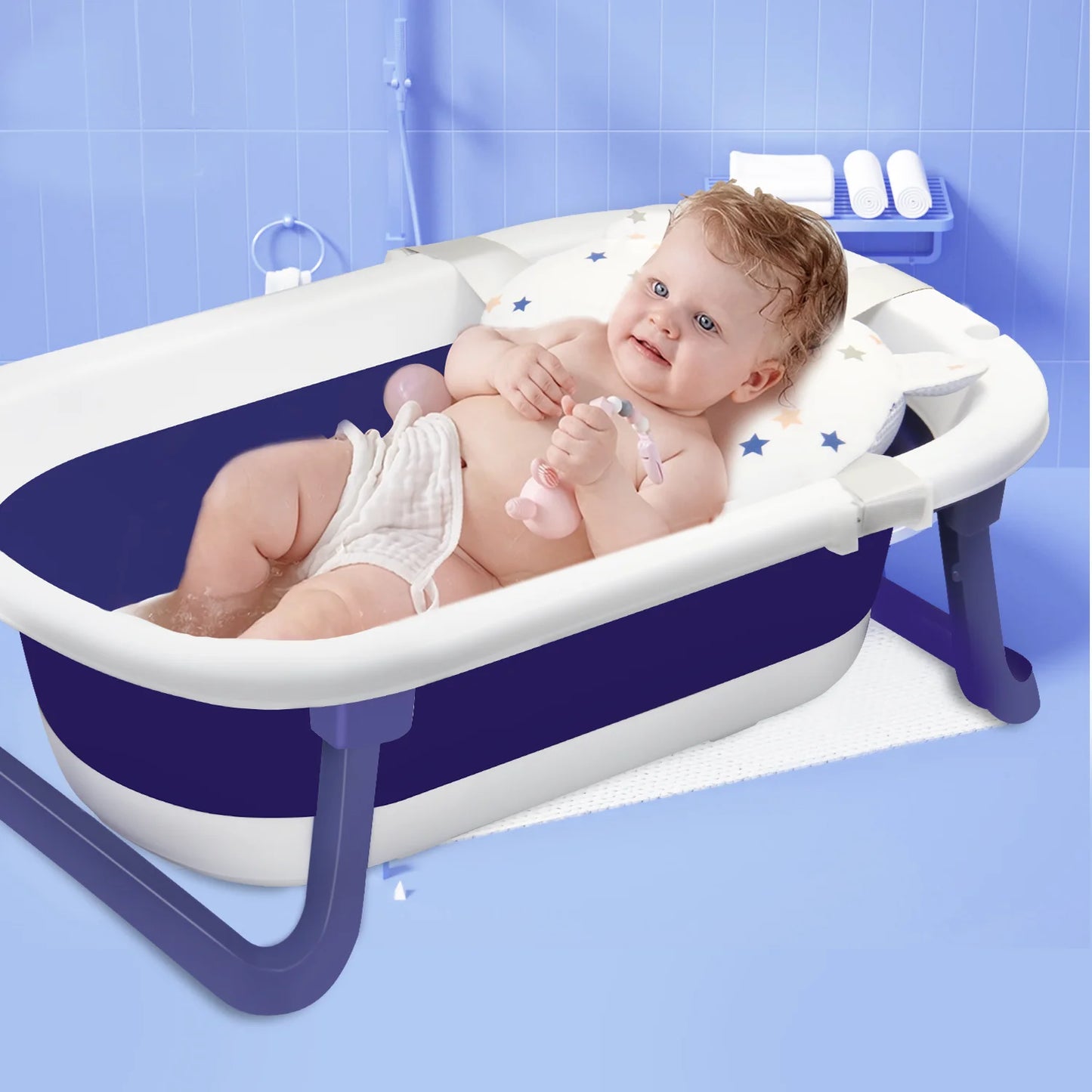Multifunctional Portable Foldable Baby Bathtub