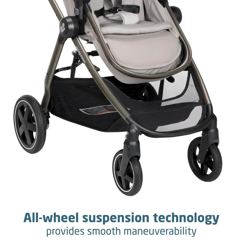 5-In-1 Modular Baby Travel System Car Seat/Stroller,