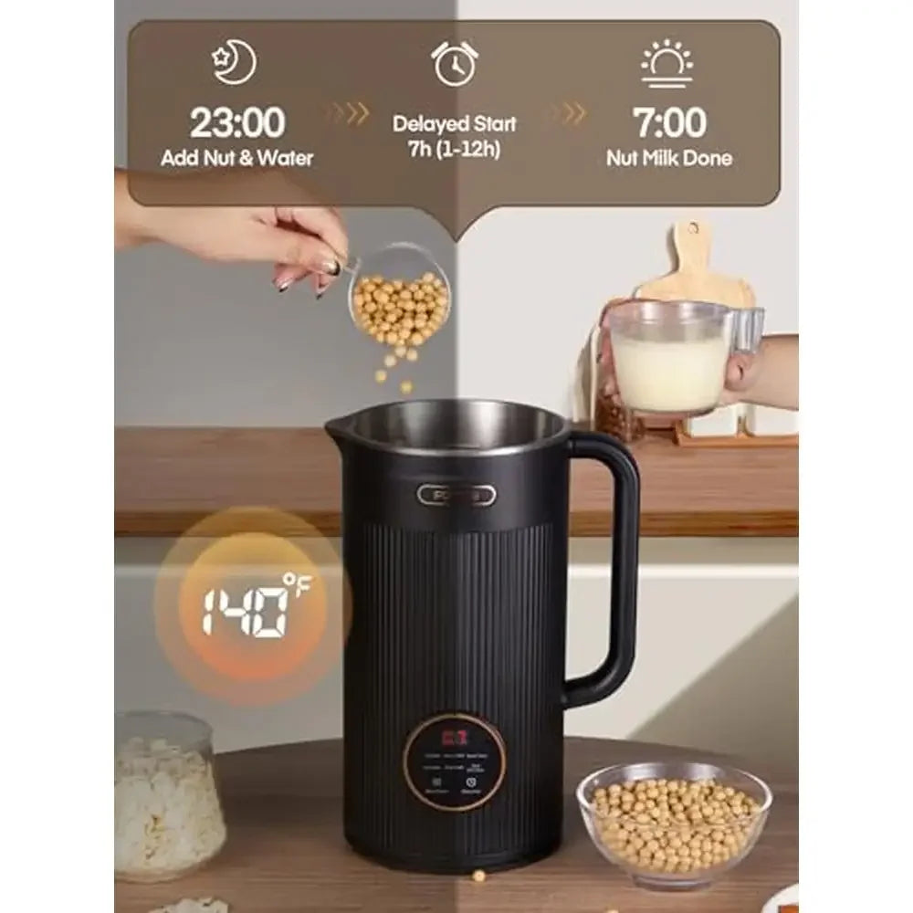 Nut Milk Maker Soy, Oat, Juice, Baby Food, Portable, 35oz.