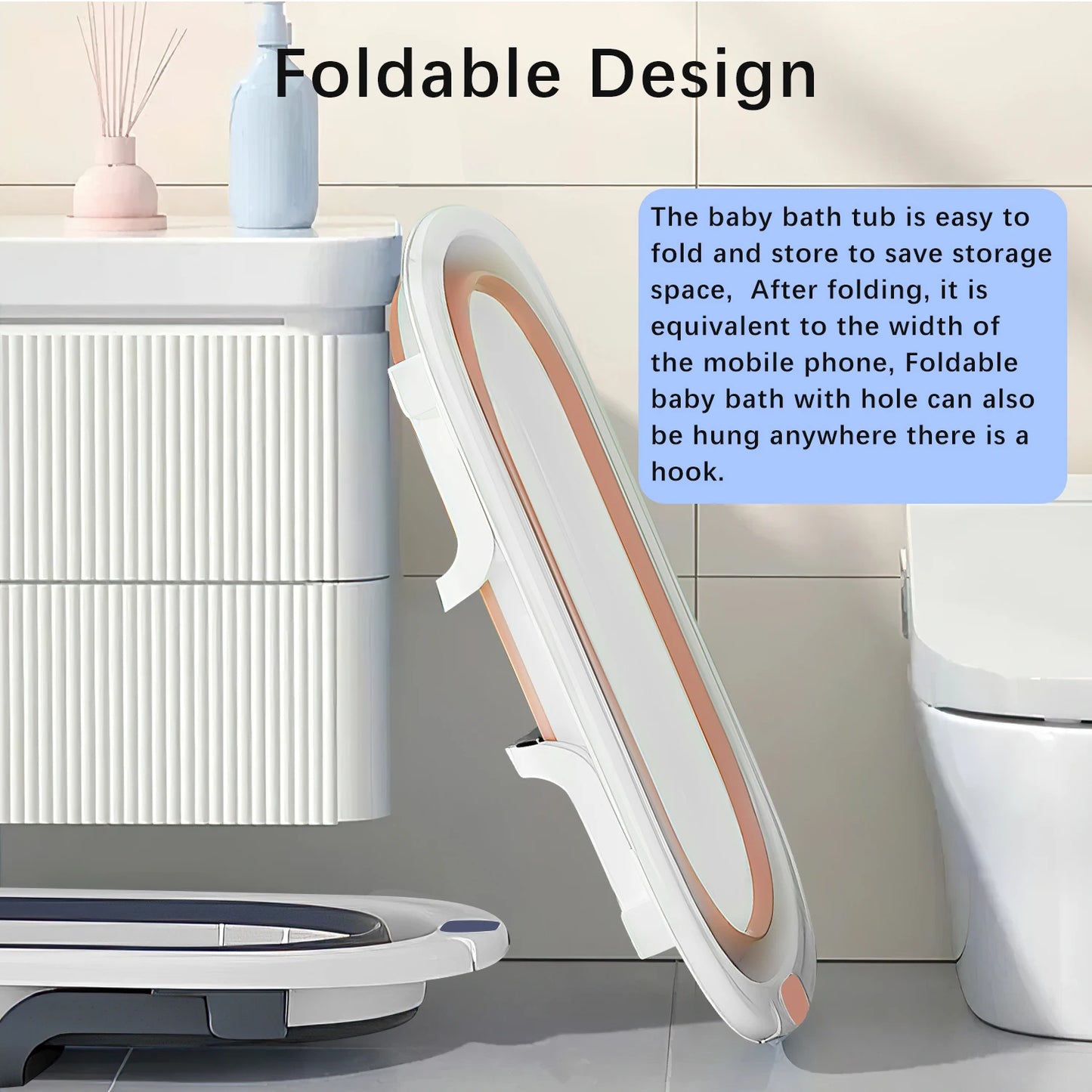 Multifunctional Portable Foldable Baby Bathtub