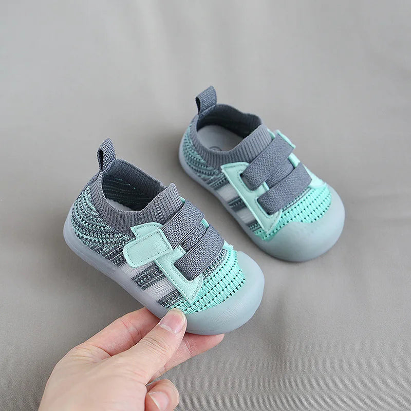 Soft Sole Breathable Knit Mesh Sneakers Spring Summer