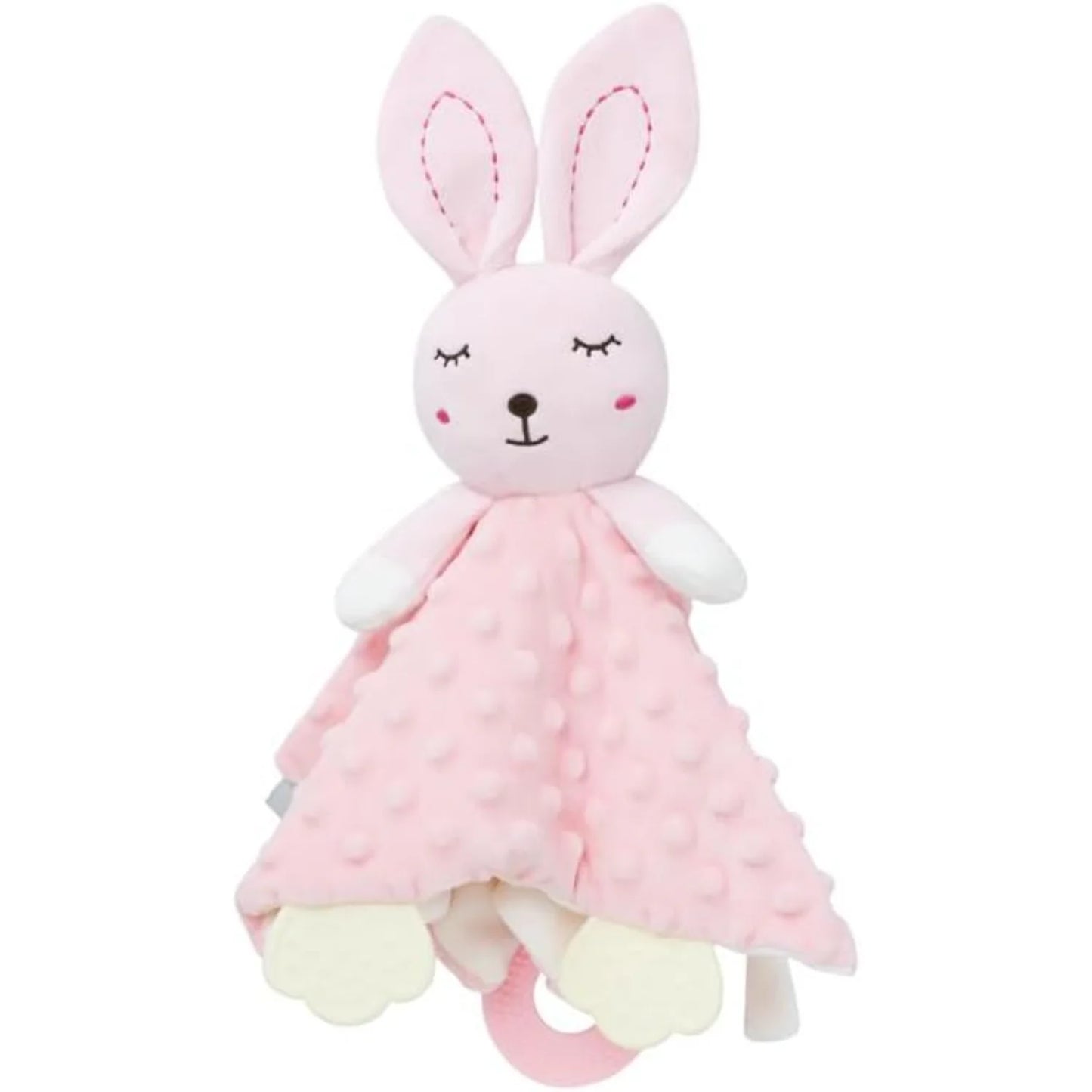 Stuffed Animal Head In Middle Of Blanket For Baby