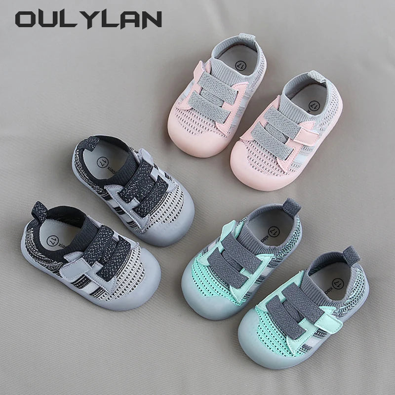 Soft Sole Breathable Knit Mesh Sneakers Spring Summer