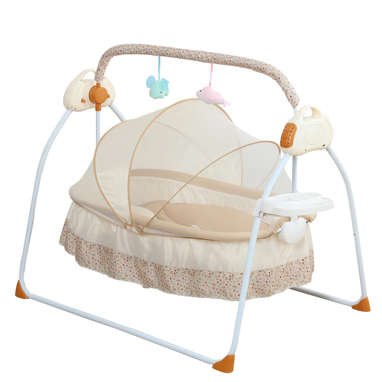Electric Bluetooth Newborn Bassinet Foldable