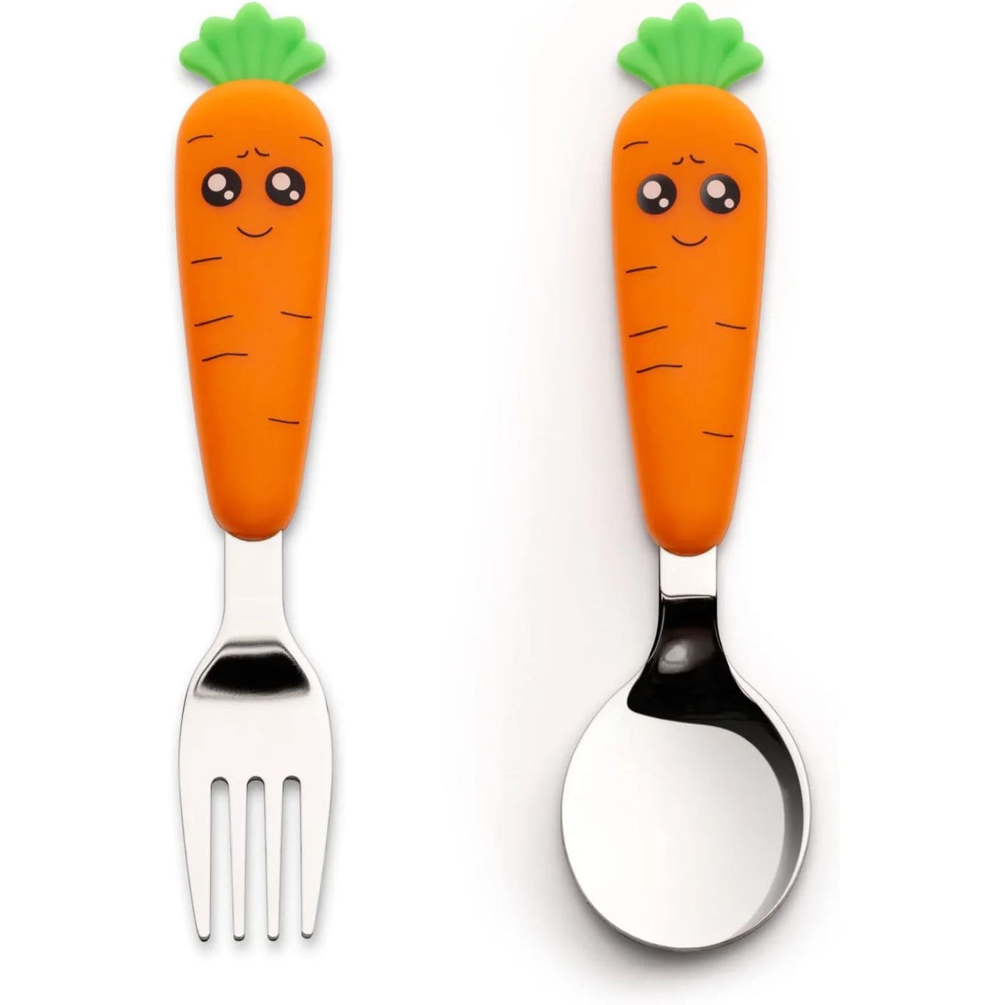 Baby/Toddler Carrot Utensils with Case