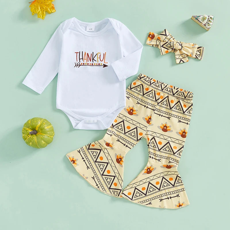 Baby Girl Thanksgiving Set Hair Band