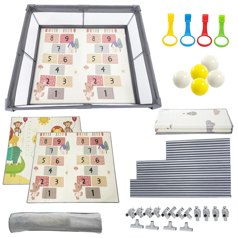 Waterproof Portable Baby Mat, Playpen
Waterproof Portable Baby Big Playmat
