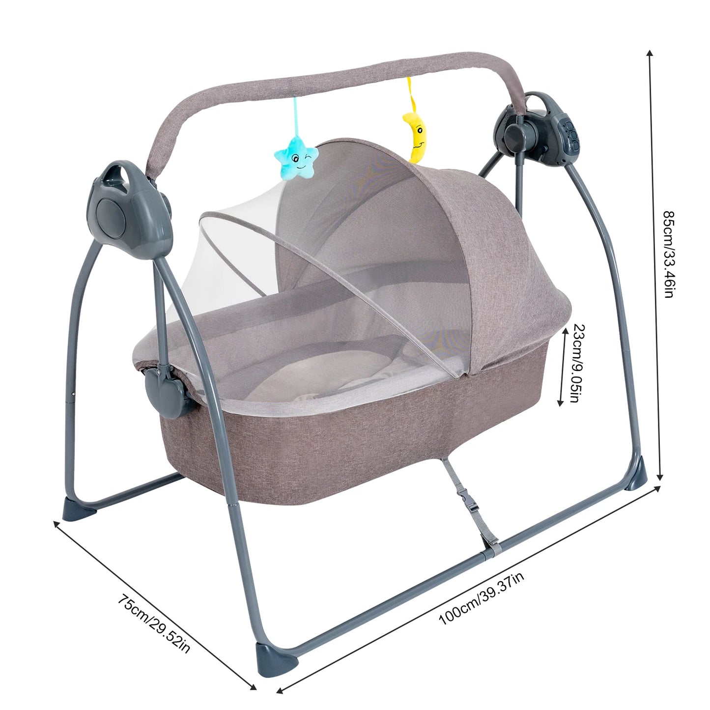 Musical Cradle Swing 5 Speed Electric With Remote