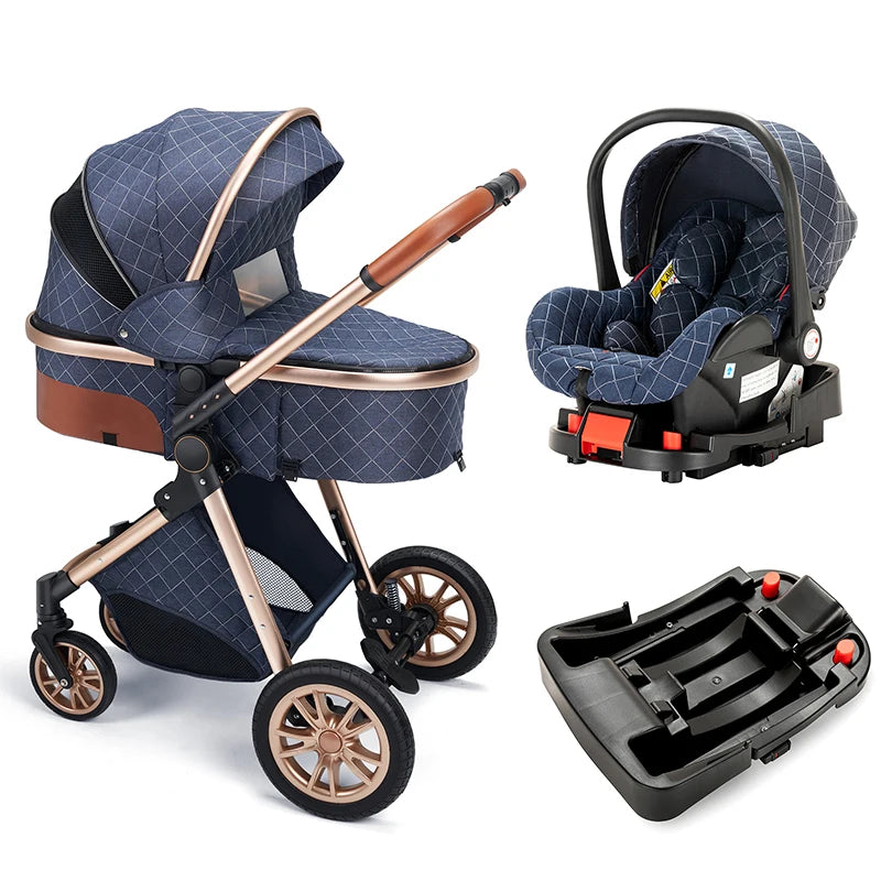 Portable Baby Stroller, Trolley Wagon, Carriage Base