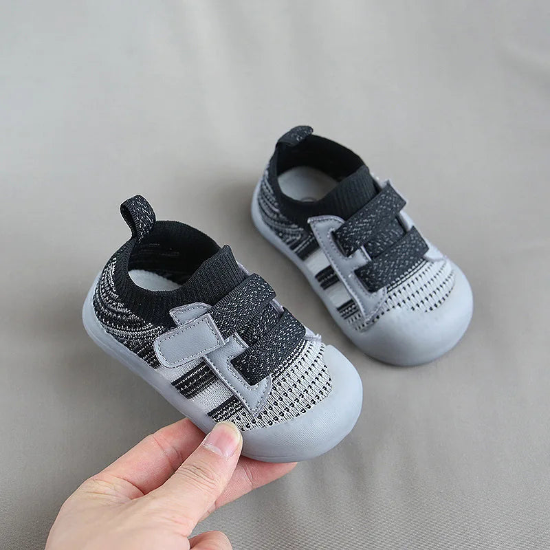Soft Sole Breathable Knit Mesh Sneakers Spring Summer