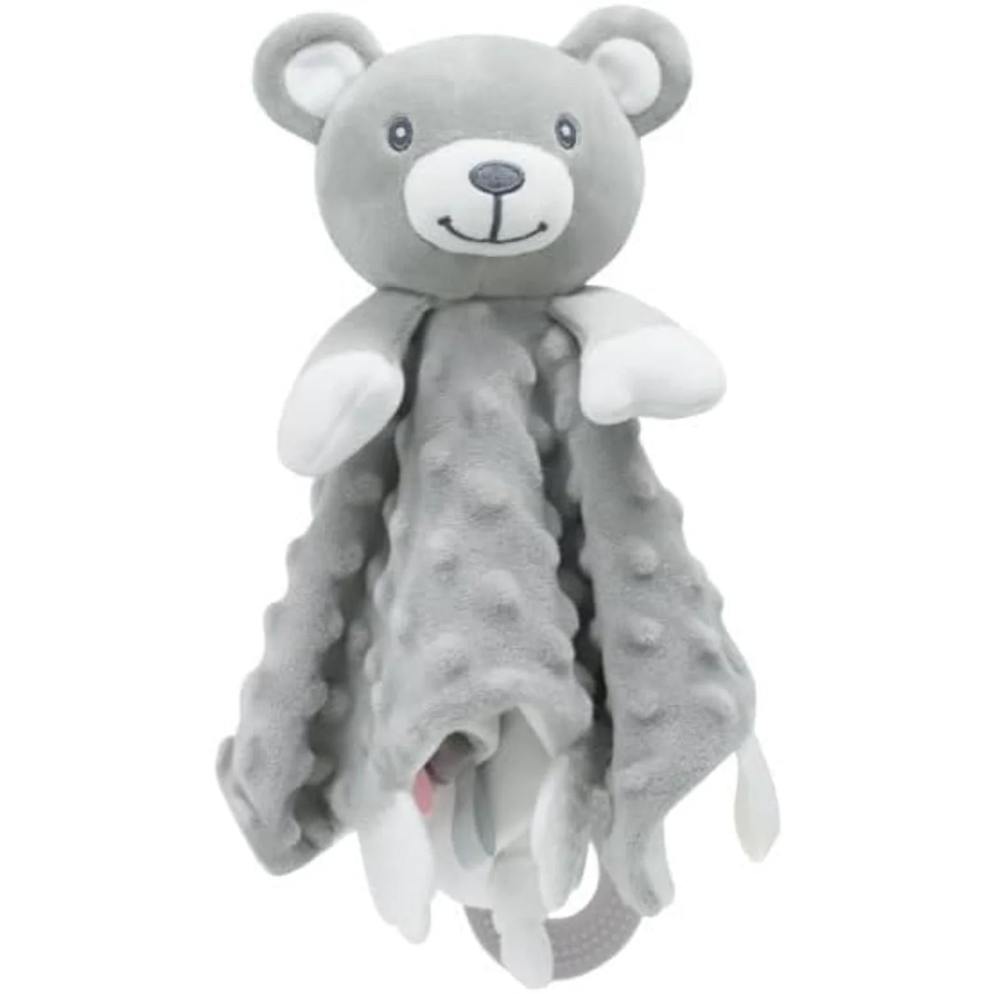 Stuffed Animal Head In Middle Of Blanket For Baby