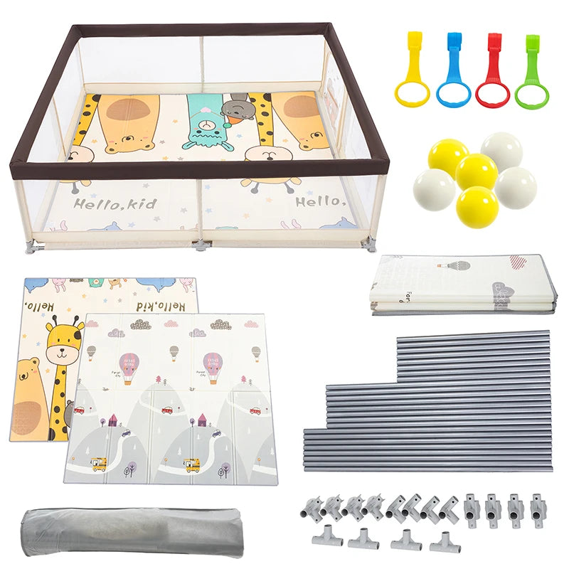 Waterproof Portable Baby Mat, Playpen
Waterproof Portable Baby Big Playmat