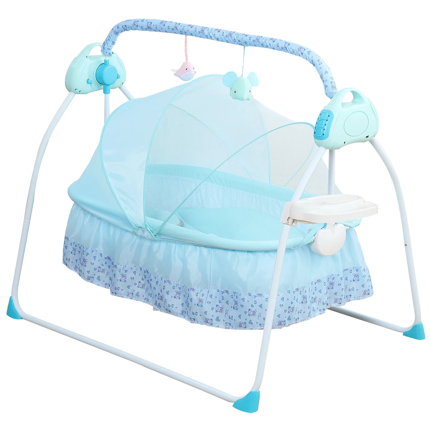 Electric Bluetooth Newborn Bassinet Foldable