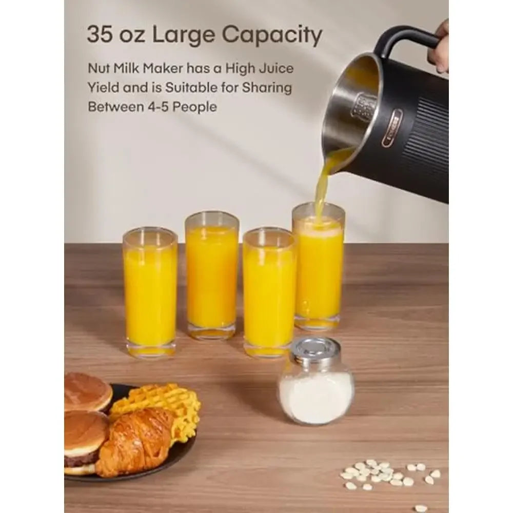 Nut Milk Maker Soy, Oat, Juice, Baby Food, Portable, 35oz.
