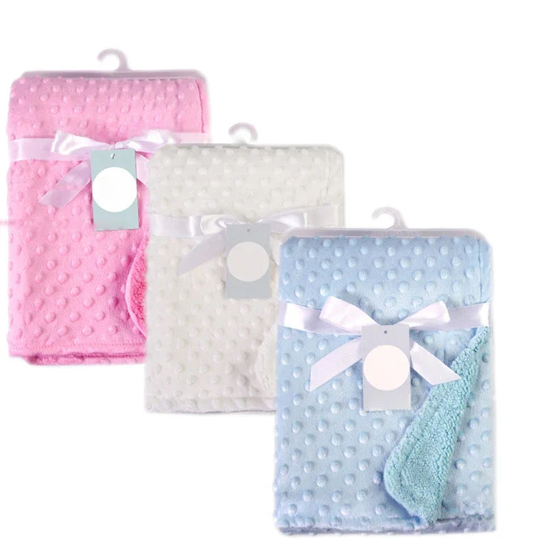 Baby Blanket & Swaddling Newborn Thermal Soft Fleece