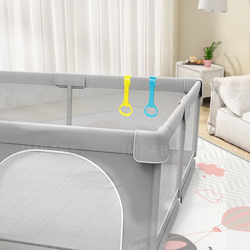 Baby Crawling Playpen, Grey Corral For Baby