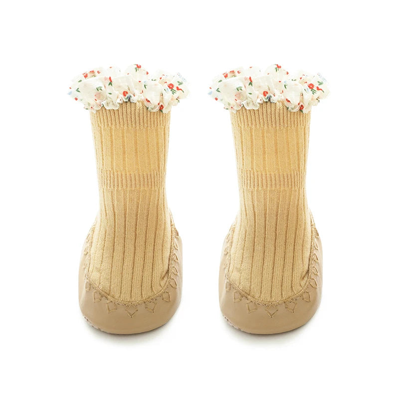 Babies Anti Slip Lace Foot Socks First Walker
