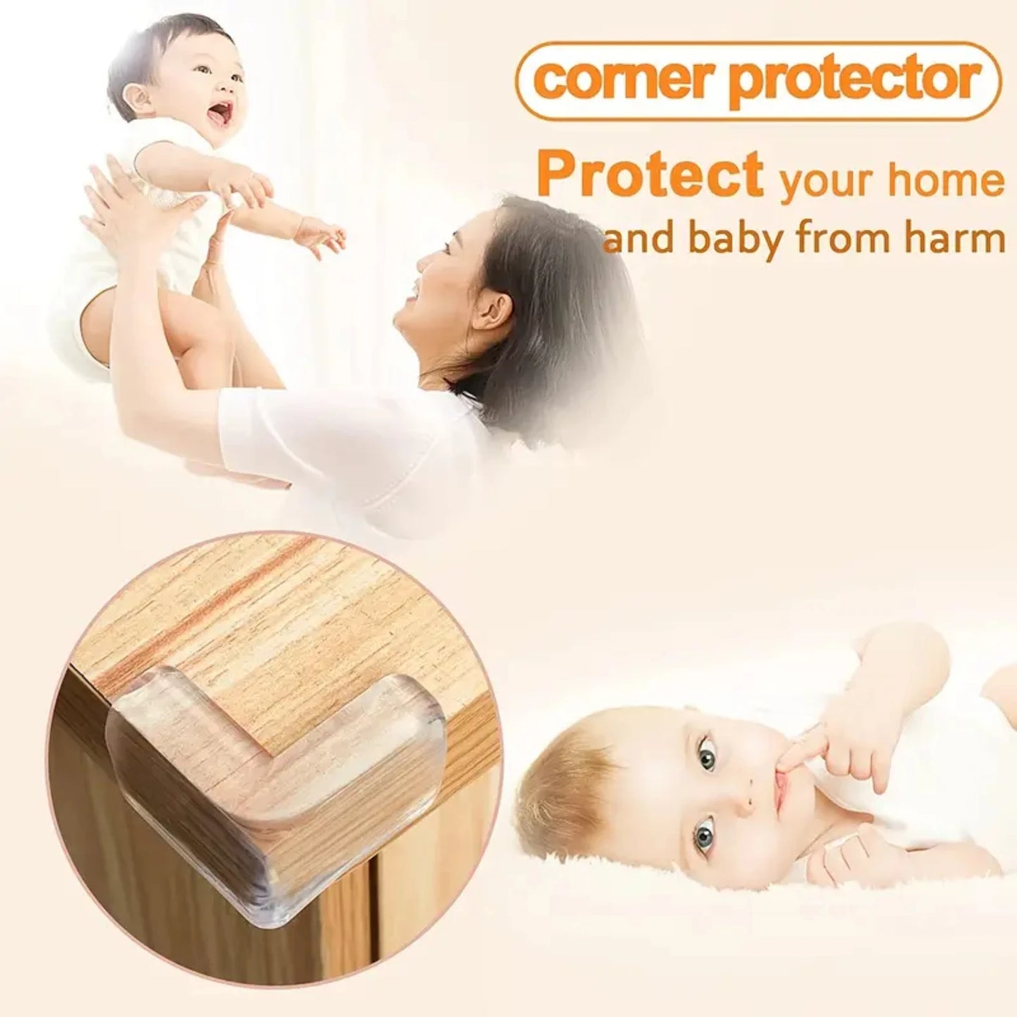 Protective Soft Anti-Collision Corner Guards for Kids, 10 Pack