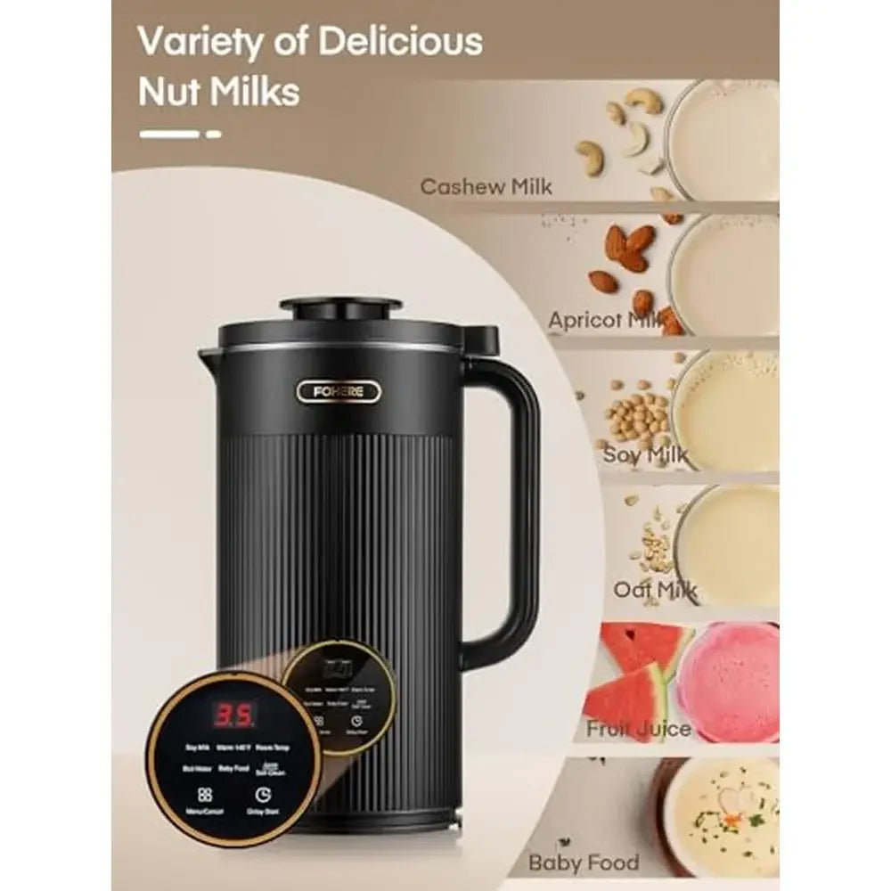 Nut Milk Maker Soy, Oat, Juice, Baby Food, Portable, 35oz.