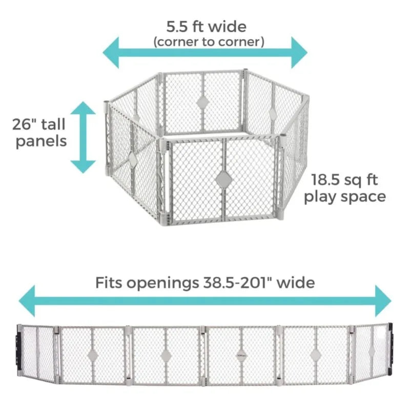 Playpen Or Extra Wide Baby Gate