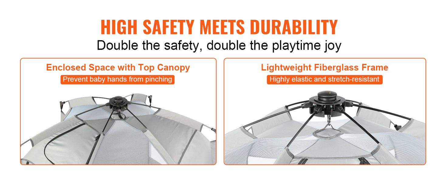 Baby Canopy Playpen Indoor/Outdoor Lightweight