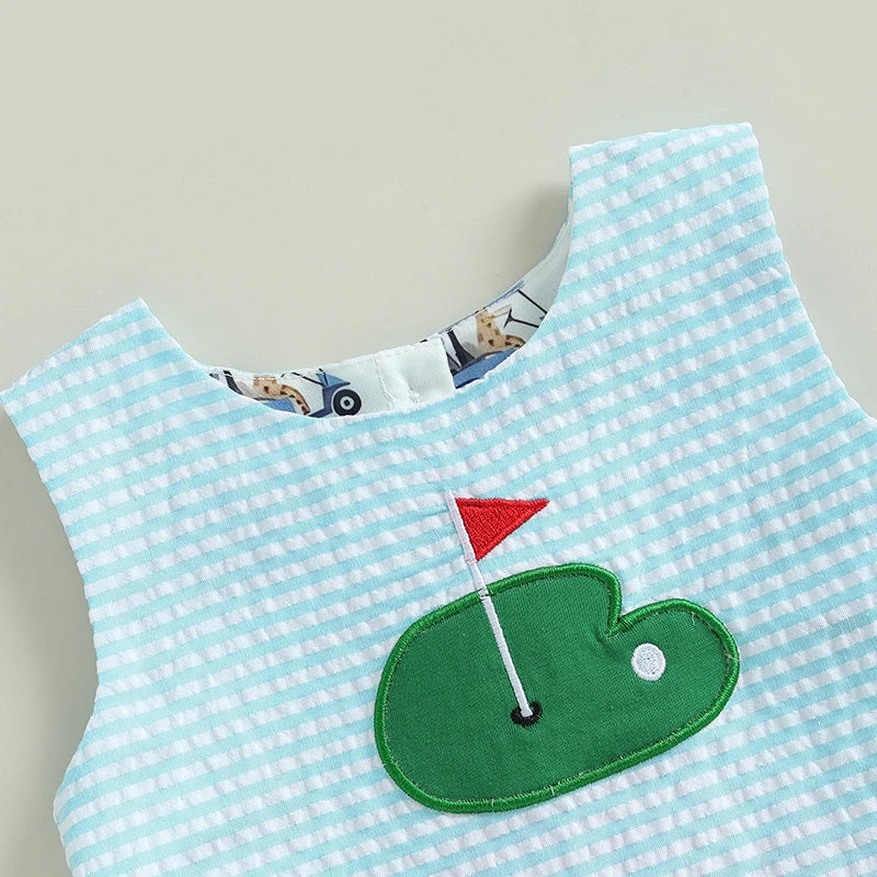 Sleeveless Golf T-Shirt, With Ruffled Golf Panties Set