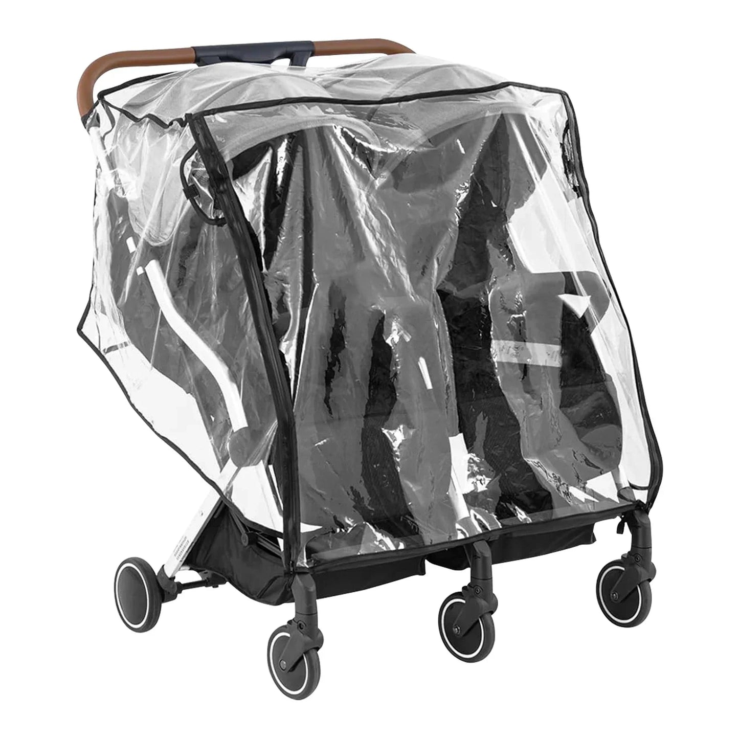 Universal Double Stroller Transparent Rain Cover