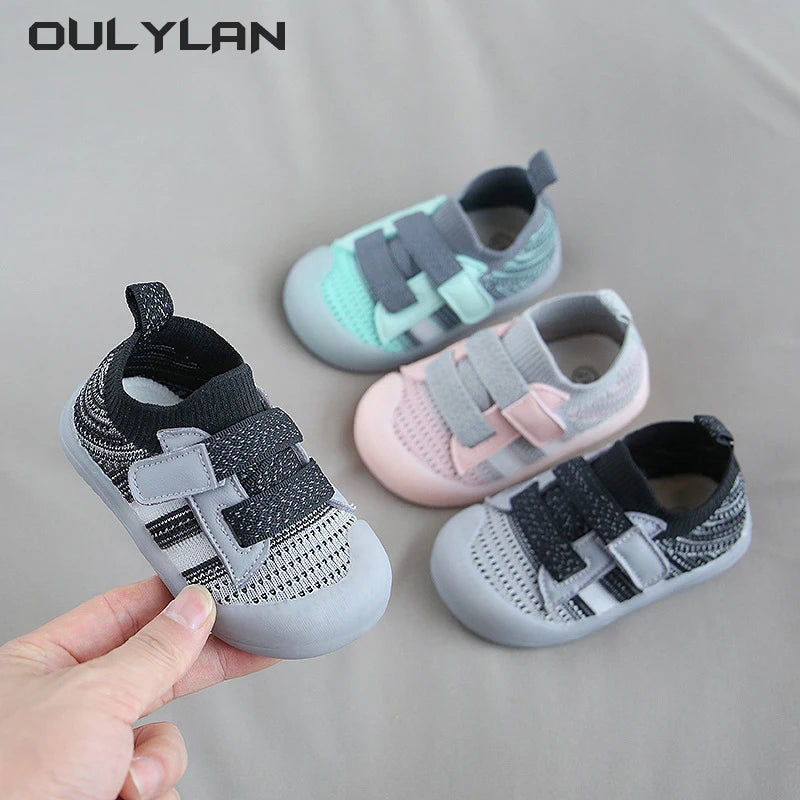 Soft Sole Breathable Knit Mesh Sneakers Spring Summer